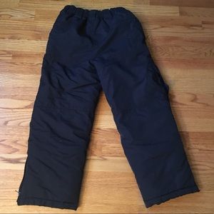 Athletec Children's/Teen's Black Snow Pants No Bib